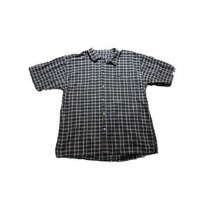 VINTAGE Big Dogs Shirt Mens 2XL‎ XXL Blue Plaid 100% Cotton Button Up Pocket